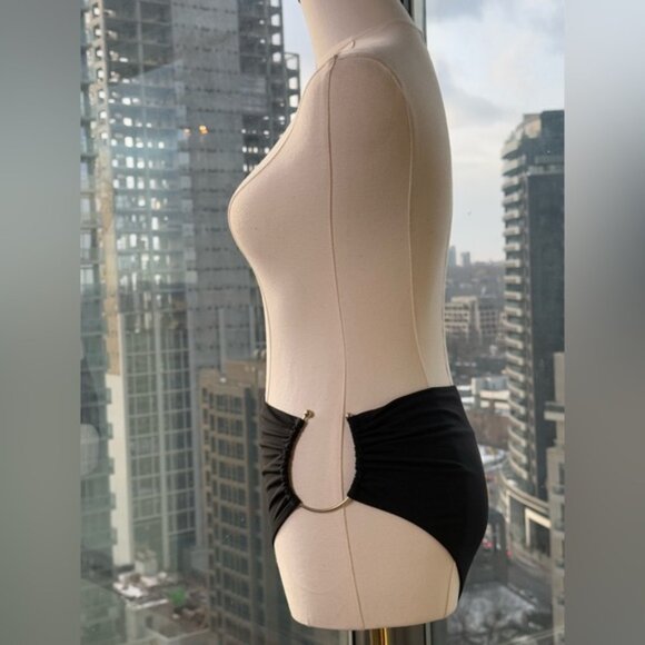 🆕 CHRISTOPHER ESBER 🧿 NWOT U Prong Black Swim Brief, Sz AU 8 US 4 - Picture 6 of 13